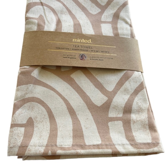 Minted 100% Cotton Set of 2 Tea Towels - Picture 4 of 4